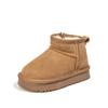 Girls snow boots 2025 new winter children's boots integrated fur baby big cotton shoes winter shoes piled and thickened