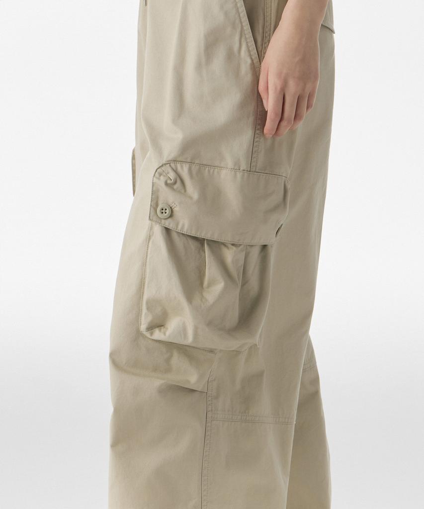 MUSINSA STANDARD WOMAN Women'S Cotton Parachute Cargo Pants [Light Beige]