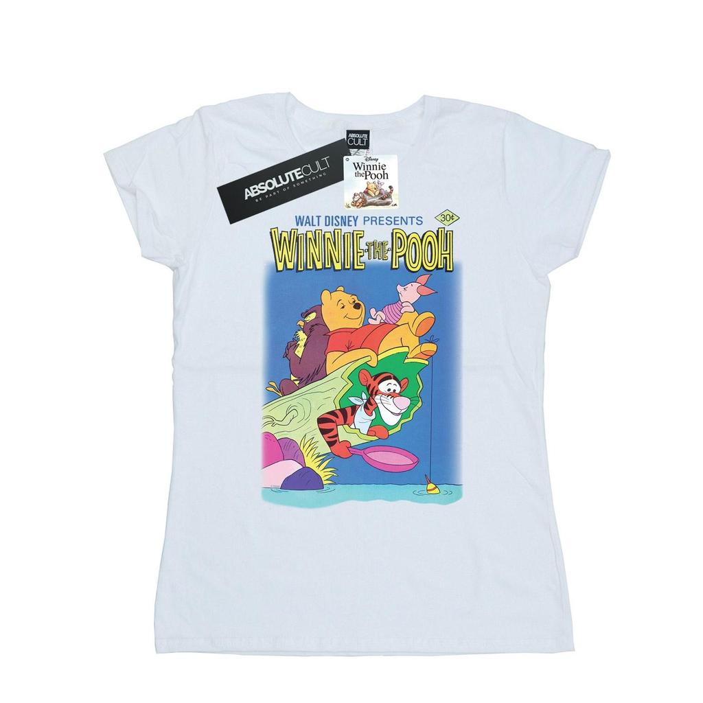 Disney Womens/Ladies Winnie The Pooh Poster Cotton T-Shirt