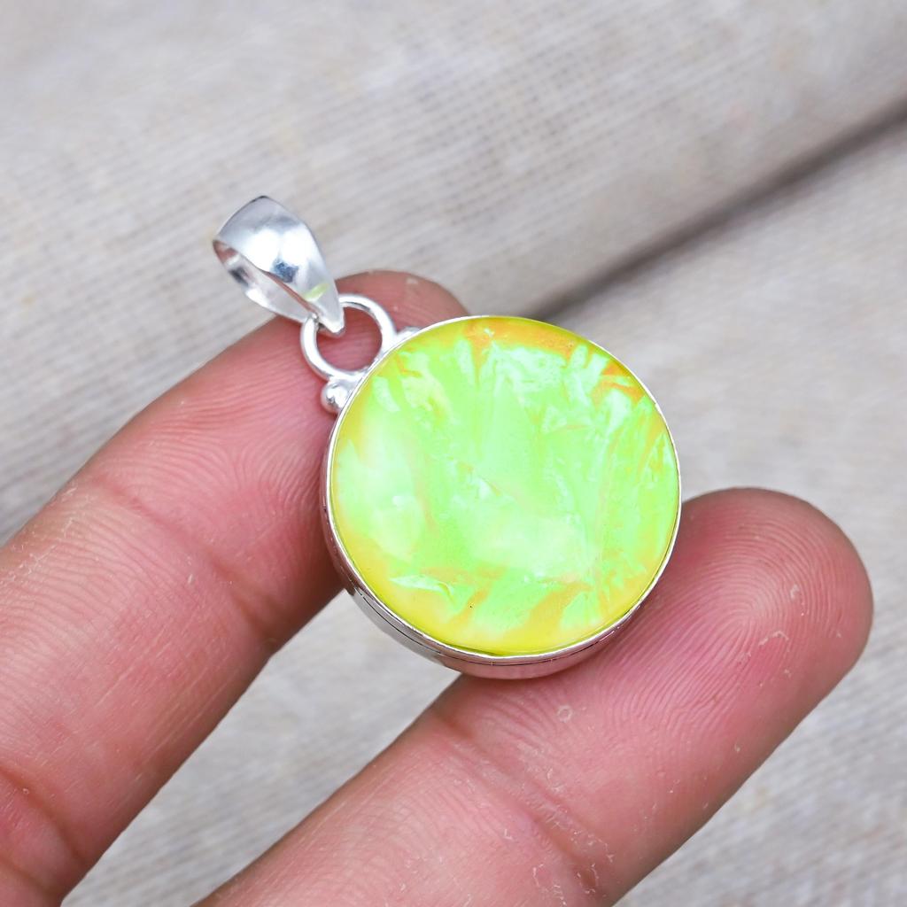 Australian Triplet Opal  Gemstone Beauteous Gift For Her 925 Sterling Silver Handmade Pendant Jewelry