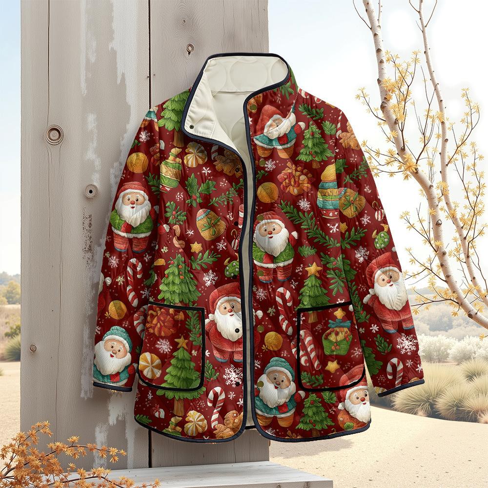 Nová bunda vícebarevné vzorové prvky B1 zipová mikina s kapucí zateplená zimní fleecová trendy vatovaná bunda