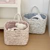 Boho Foldable Floral Organizer Bin Large Capacity Collapsible Laundry Nursery Hamper with Handles for Clothes and Sundries