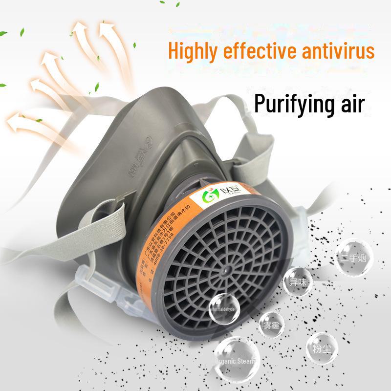 Activated Carbon Protective Mask for Paint, Dust, and Chemicals