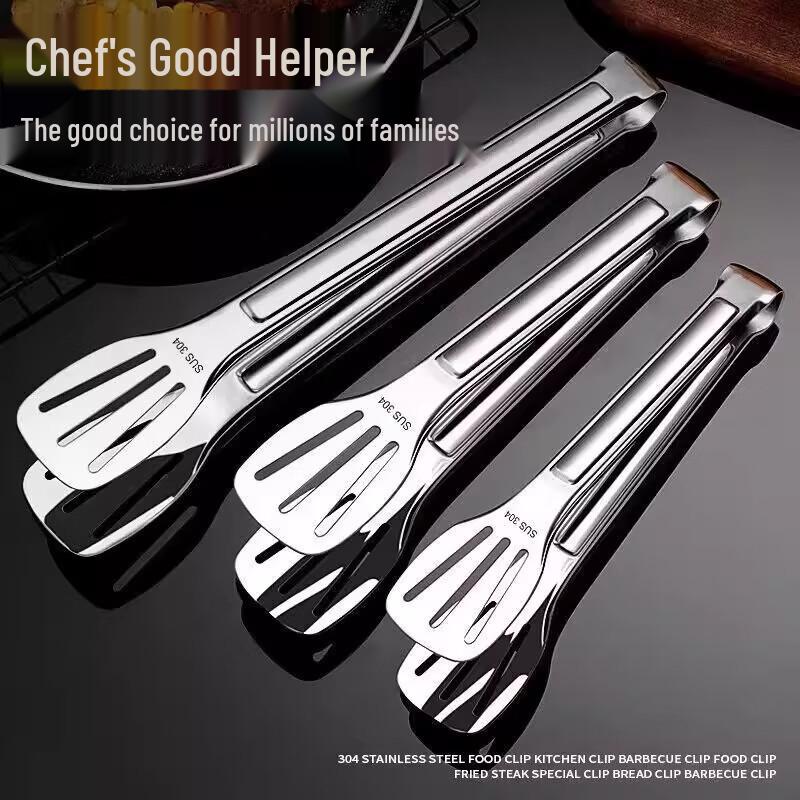 304 Stainless Steel Food Tongs