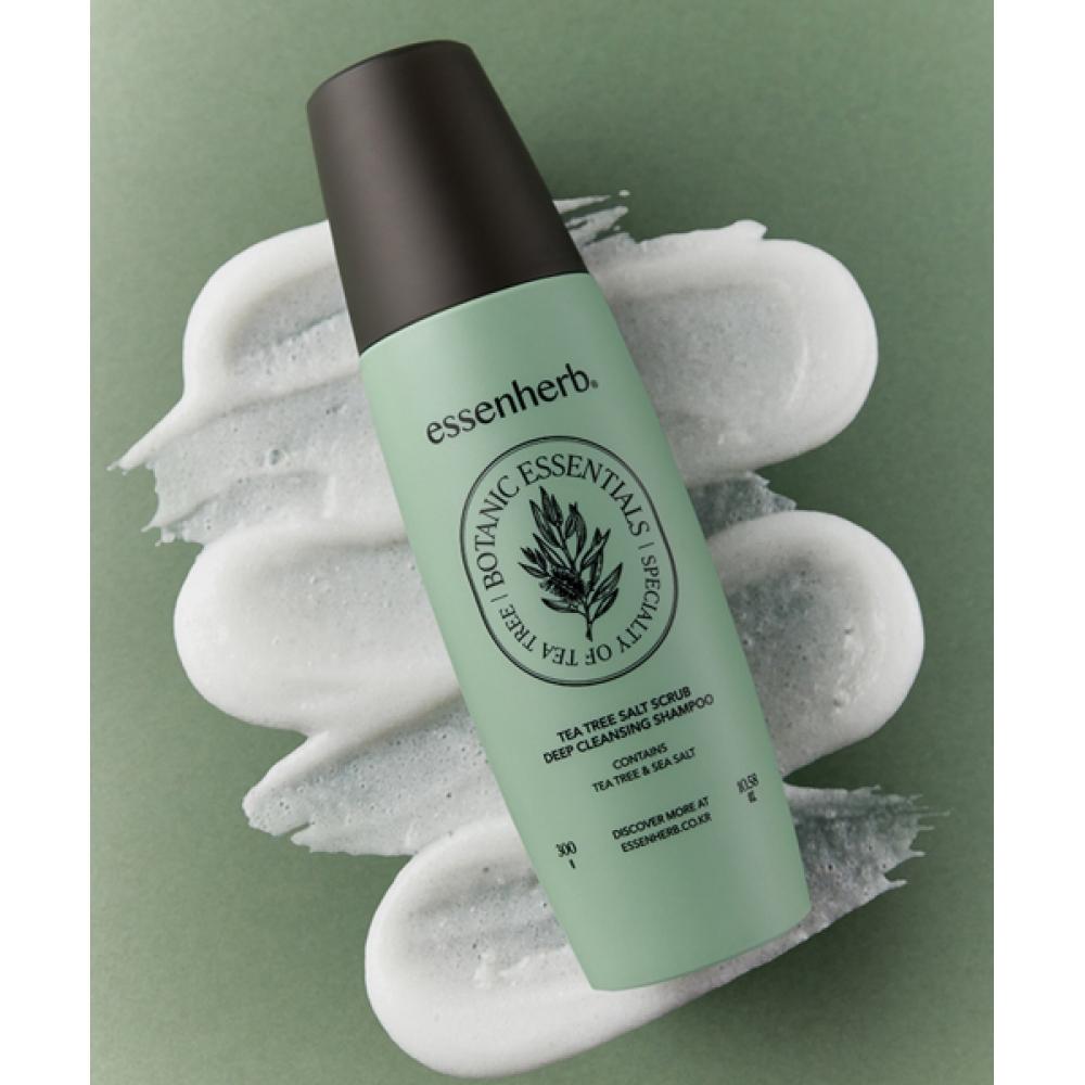 Essenherb Tea Tree Salt Scrub Deep Cleansing Shampoo 300g NONE