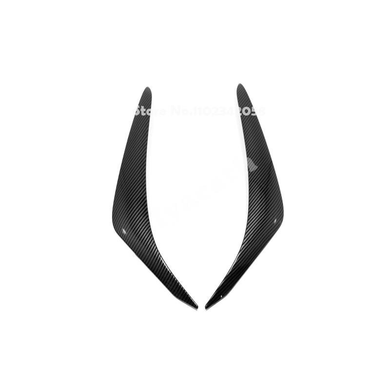 For Toyota Land Cruiser Prado FJ150 FJ 150 2014-2017 ABS Front Headlight decorative strip headlamp eyebrow Exterior Accessories