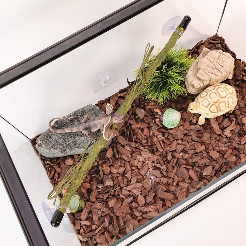 Realistic Vine For Terrariums Decors Natural Lookings Safe Climbing Artificial Vine For Various Amphibians Habitats