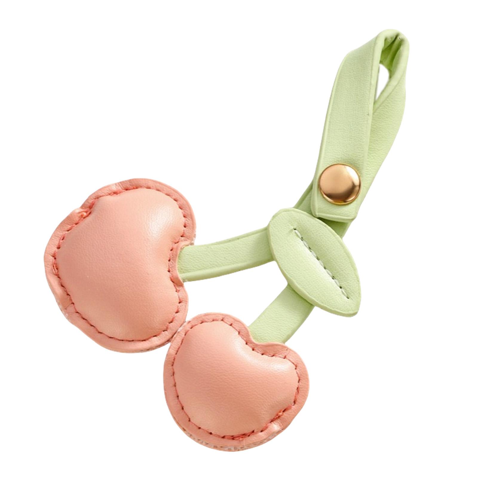 

Элегантный брелок для сумки в виде вишни из ПУ кожи, брелок в форме фрукта, модный аксессуар для сумочки для женщин и девушек