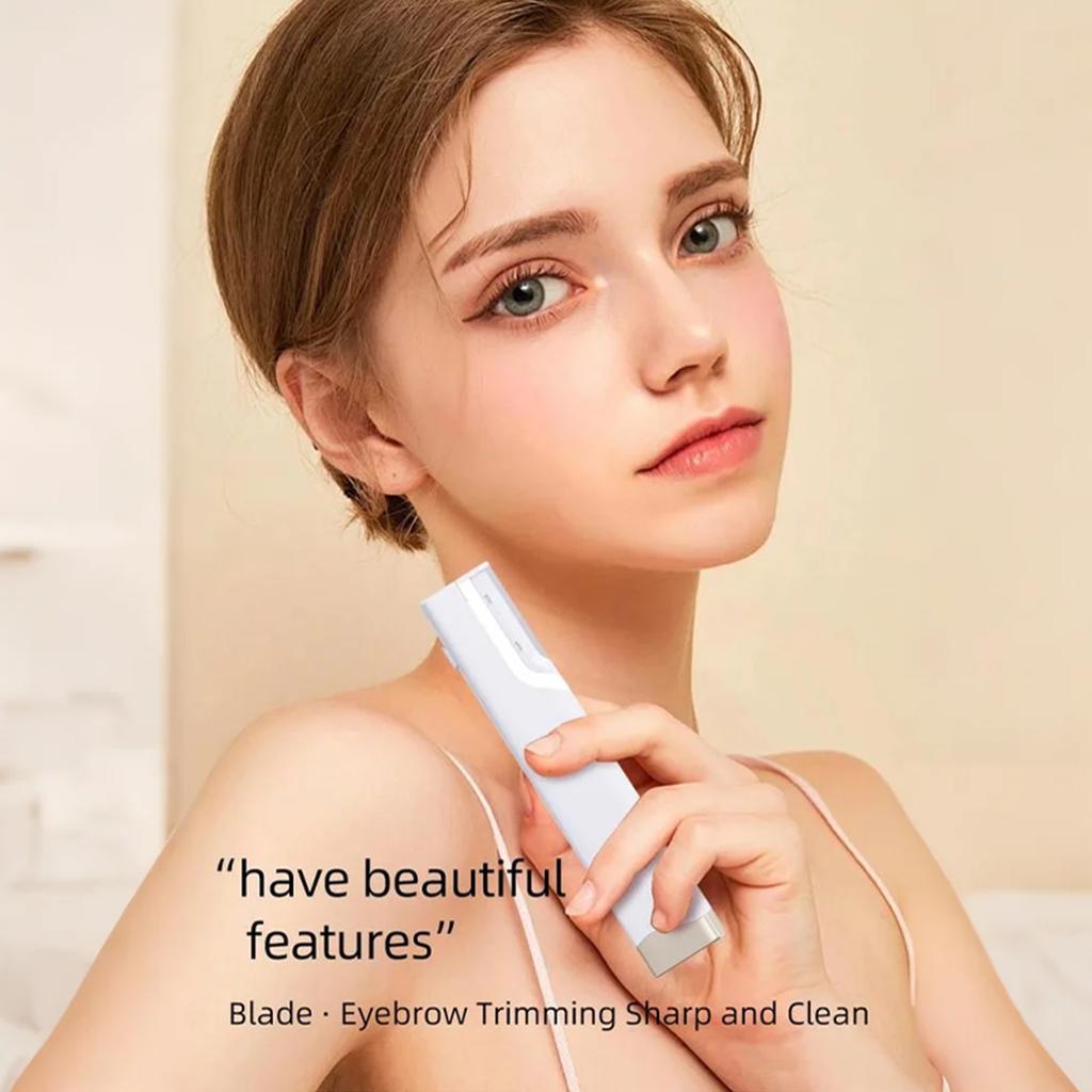 Electric Dermaplaning Tool For Face - Exfoliation And Peach Fuzz Removal | Facial Hair Remover For Smooth, Radiant Skin