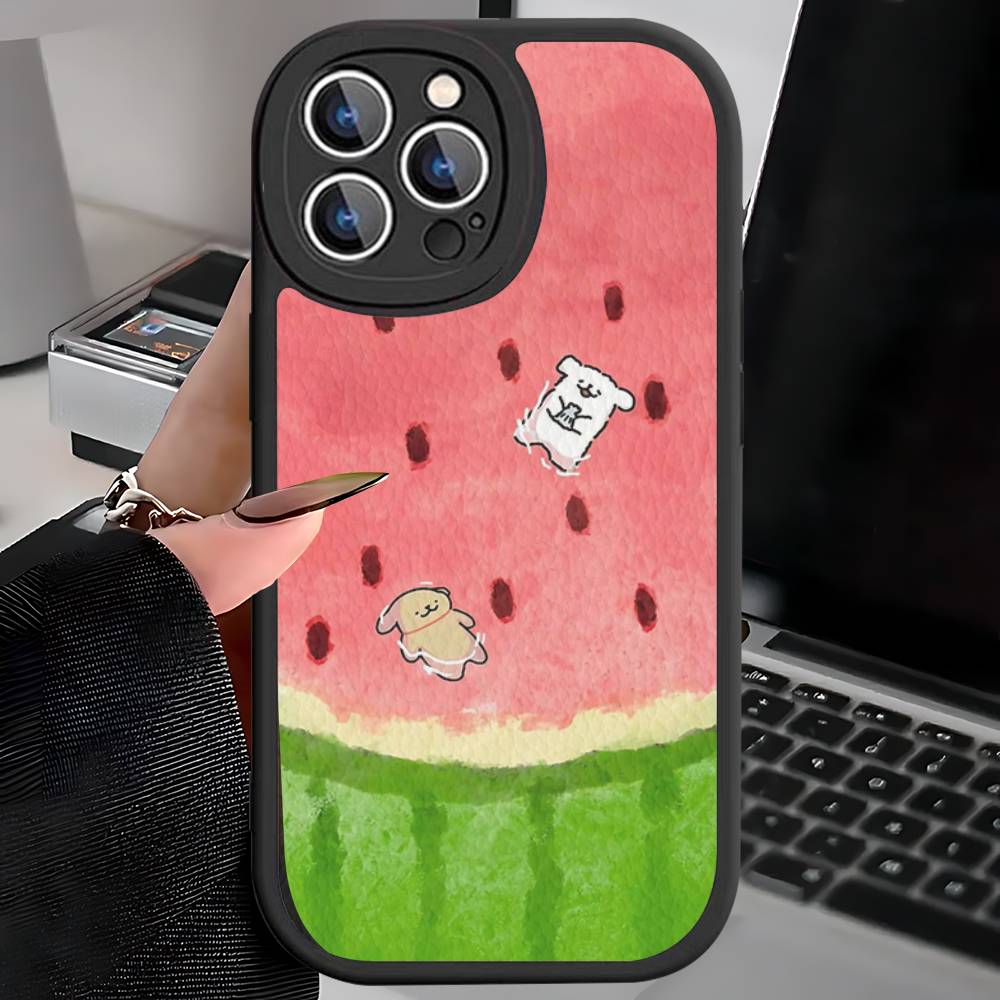 Maltese Cute Line Puppy Dog Phone Case For IPhone 16 15 14 13 12 11 Pro Max Plus Leather Soft Cover