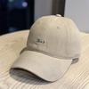 Autumn simple casual letter embroidery cap soft top baseball cap men and women daily travel visor tide