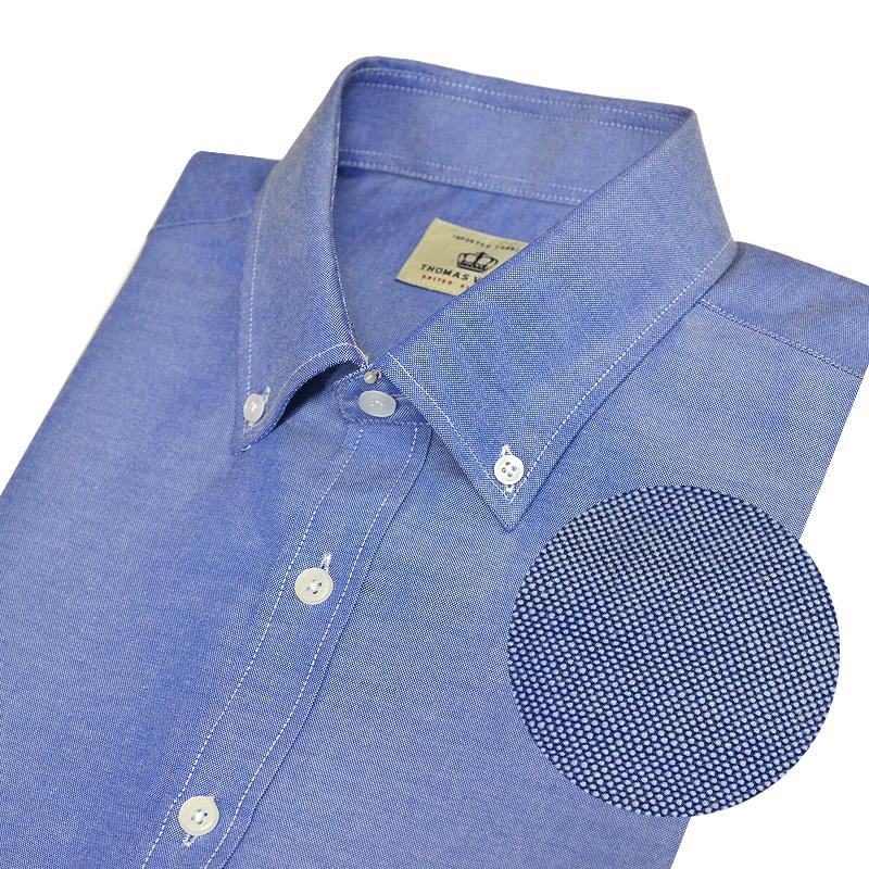 Thomas Bailey Button-Down Oxford Shirt Blue 1Ththc1Msu155 Blue/100