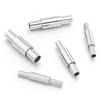 1Pc Stainless Steel Screw Clasps Leather Cord End Connector End Caps For Jewelry Making DIY Necklace Bracelet Accessories