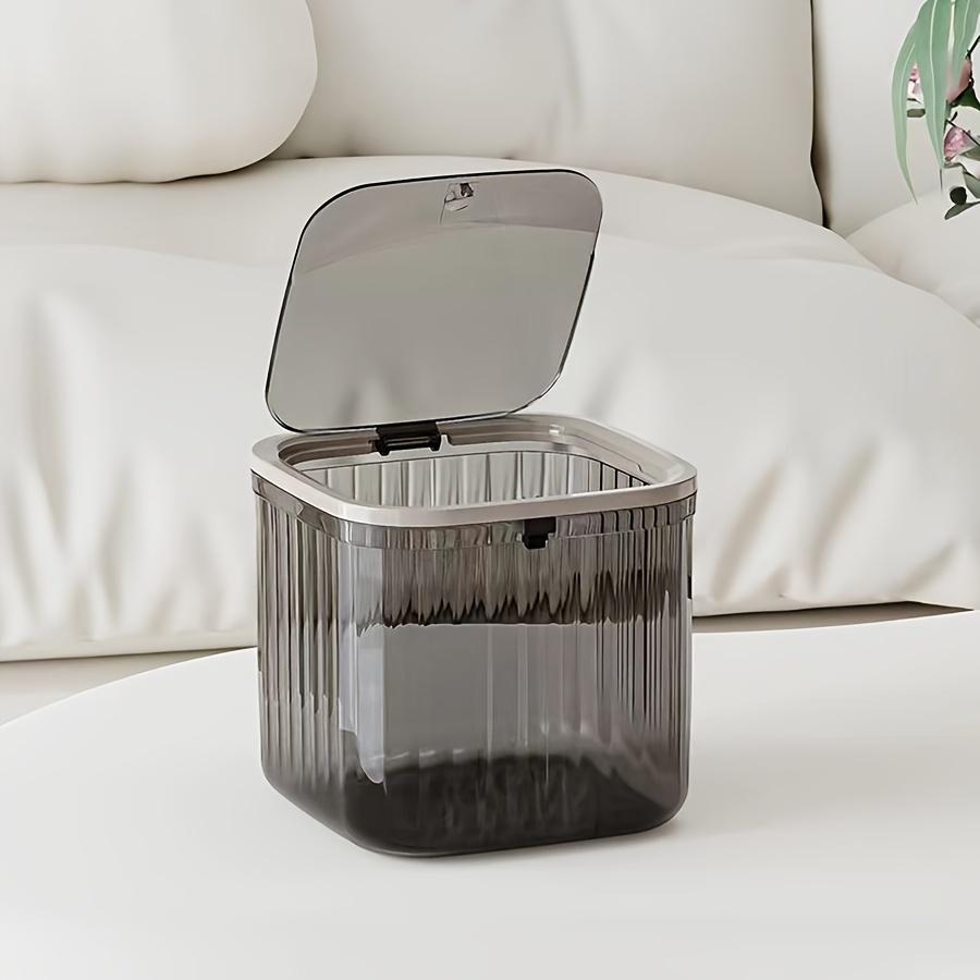 Clear Laundry Capsule Dispenser - Odorless Plastic Storage Container for Detergent and Dryer Sheets, Flip-top Organizer