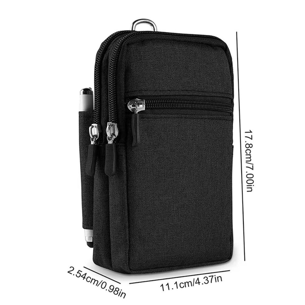Carrying Case Cell Phone Case Three Layers Mobile Phone Waist Packs  Hiking Climbing
