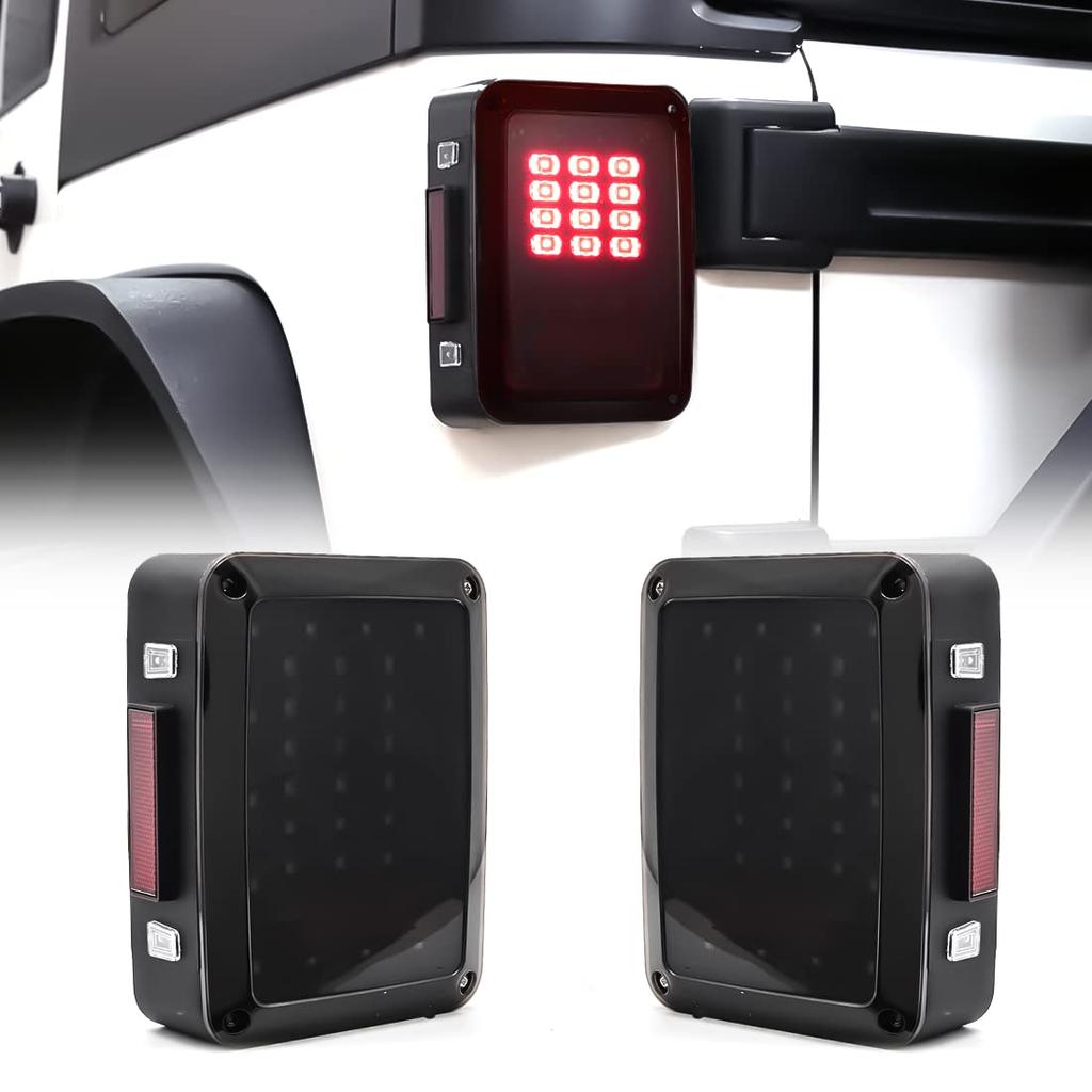 VOSICKY LED Tail Lamps for Models Brake Turn and Reverse Lights with Markings of Lights/Backup 2007-2017 (Japan Model) - Lights, Signals,