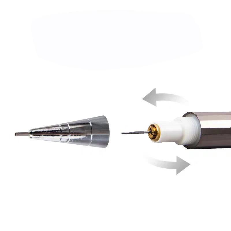 1PCS/batch of High-quality Metal Mechanical Pencil 0.5 0.7mm Refill Office Students' Writing and Painting Stationery