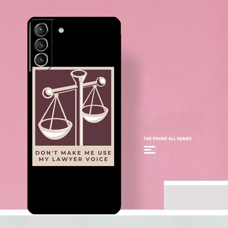 Lawyer Judge Pattern Art Phone Case For Samsung Galaxy S24 S26 Ultra S20 S21 S22 S23 S25 Plus S10 S25 FE Cover Coque