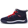 Non-slip Cotton Shoes Men's Winter Warm Velvet Thickened Waterproof High-top Shoes Northeast Snow Boots Men's