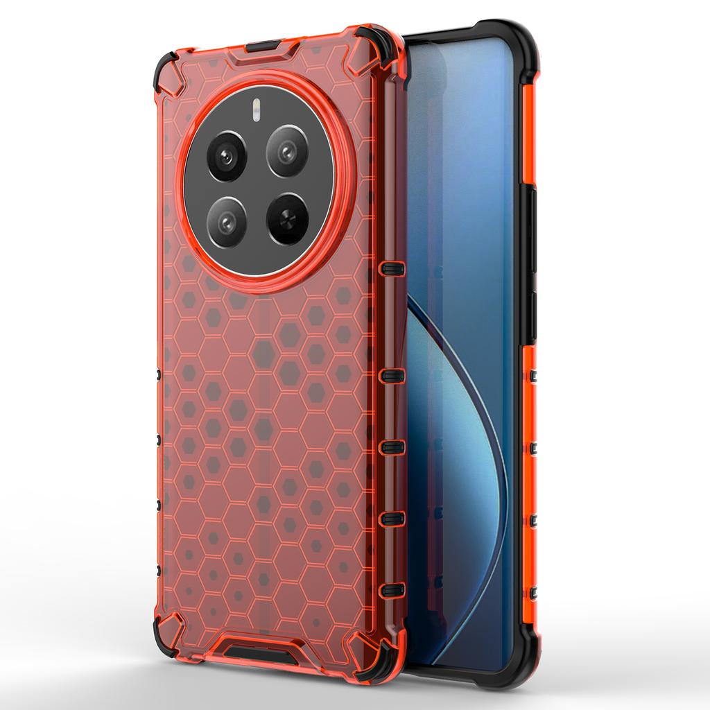 For Realme 12 Pro 5G/12 Pro+ 5G Case Honeycomb Design TPU+PC Smart Phone Cover