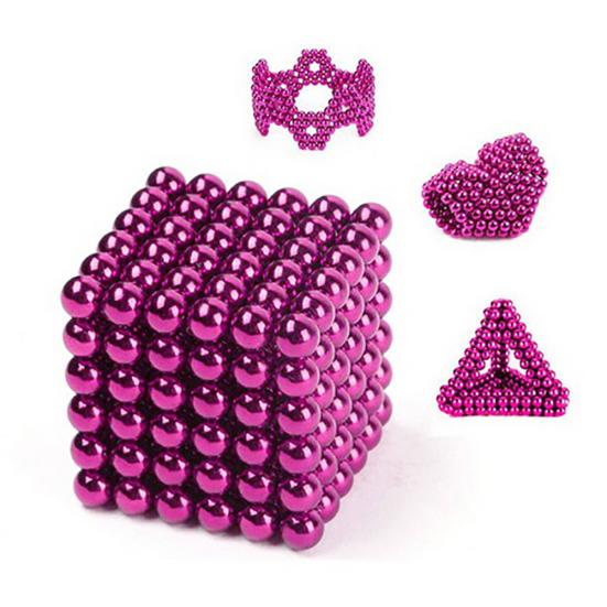 216 Stück 3mm Bunte Magnetkugeln Würfel Stressabbau Frühe Bildung Puzzle