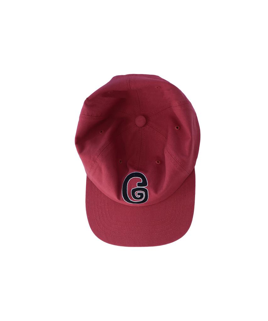 1011 GALLERY G Logo Ball Cap - Washed Red