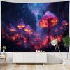 3D Mushroom Forest Printed Tapestry Hippie Wall Hanging Cloth psychedelic Scene Background Poster Bohemian Room Decoration