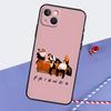 Friends TV Phone Case For iPhone 16 Pro Max 11 12 13 14 15 Pro Max Mini XR 16 15 Plus 16e Cover Shell