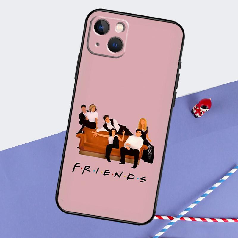 Friends TV Phone Case For iPhone 16 Pro Max 11 12 13 14 15 Pro Max Mini XR 16 15 Plus 16e Cover Shell