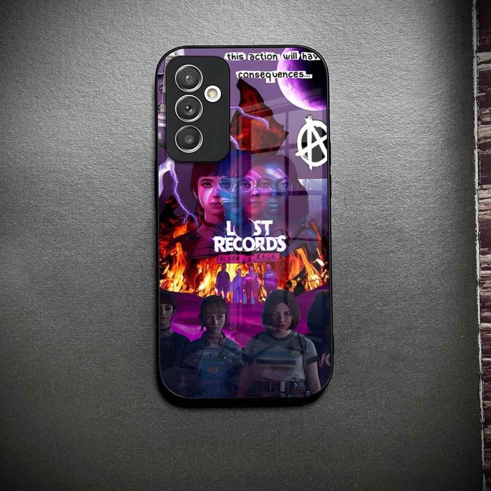 Verloren R-Records Bloom Rage Handyhülle Glas Für Samsung Galaxy S26 S23 S25 S24 S21 S22 S20 Ultra Fe Plus A34 A15 A14 Hülle