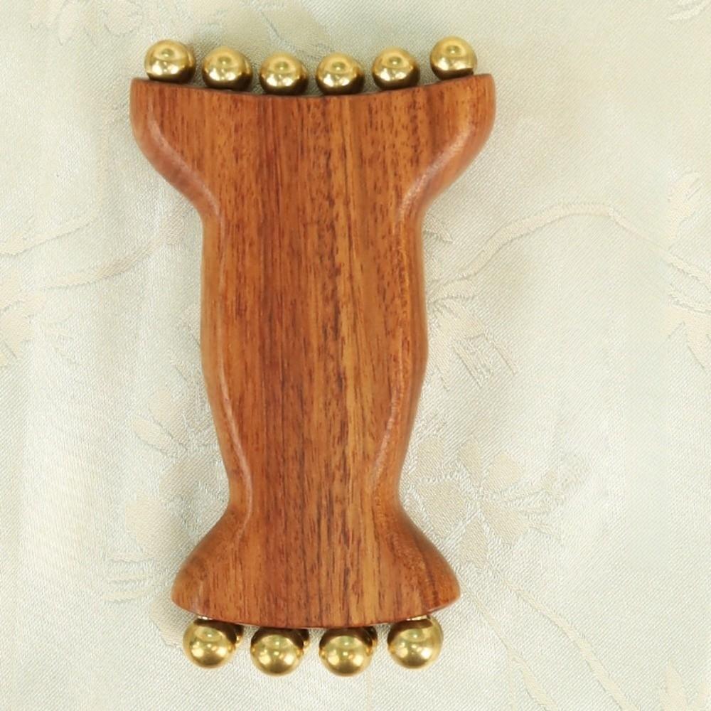 Face Lifting and Tightening Meridian Brush Natural Material Massager Tool Skin Caring