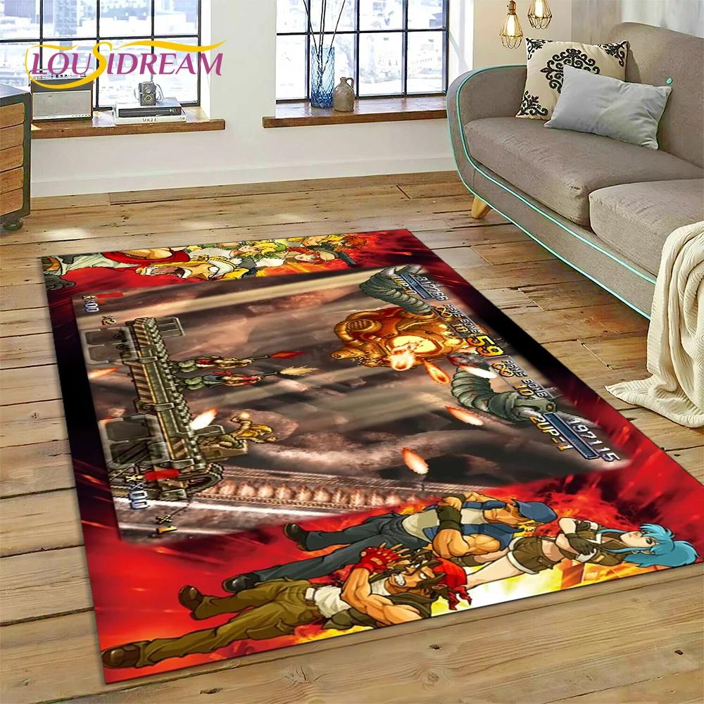 

Metal Slug Retro Game Cartoon Customized Carpet Rug for Bedroom Living Room Home Sofa Decoration,Kid Play Large Decor Floor Mat 40x60cm( 15x23in )