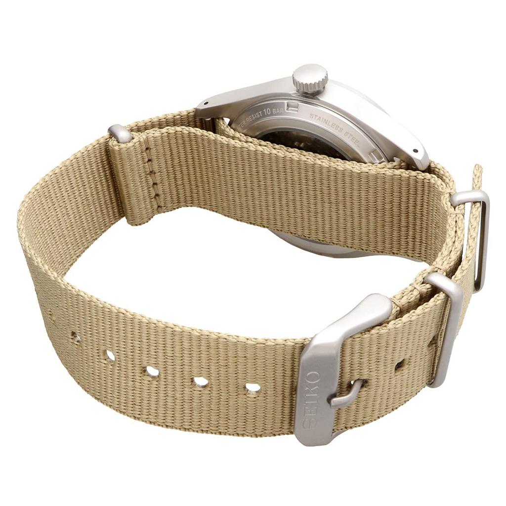 SEIKO Watch 5 SPORTS Automatic Mechanical Limited Distribution Model Made in Japan SRPG35 Beige Men's