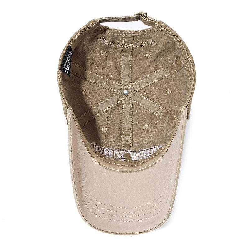 Baseball cap new style washed cotton cap embroidered cap sun hat embroidered baseball sun hat