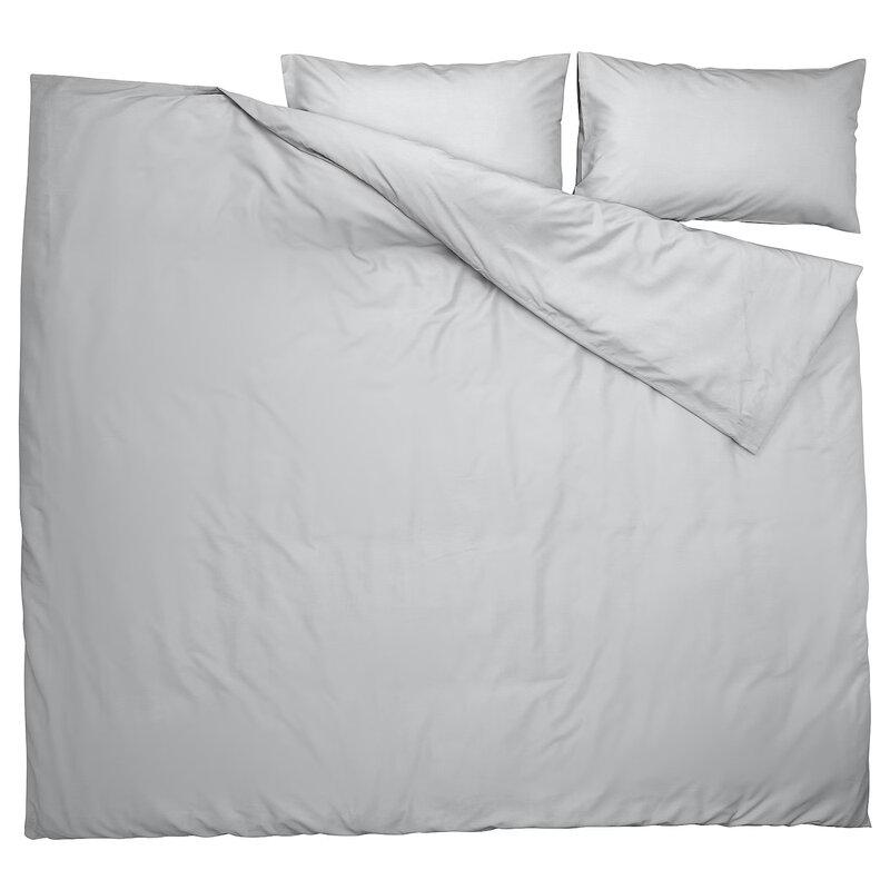 Комплект пододеяльника и наволочек IKEA PITTAN VÄNGE 200x230/50x80 cm