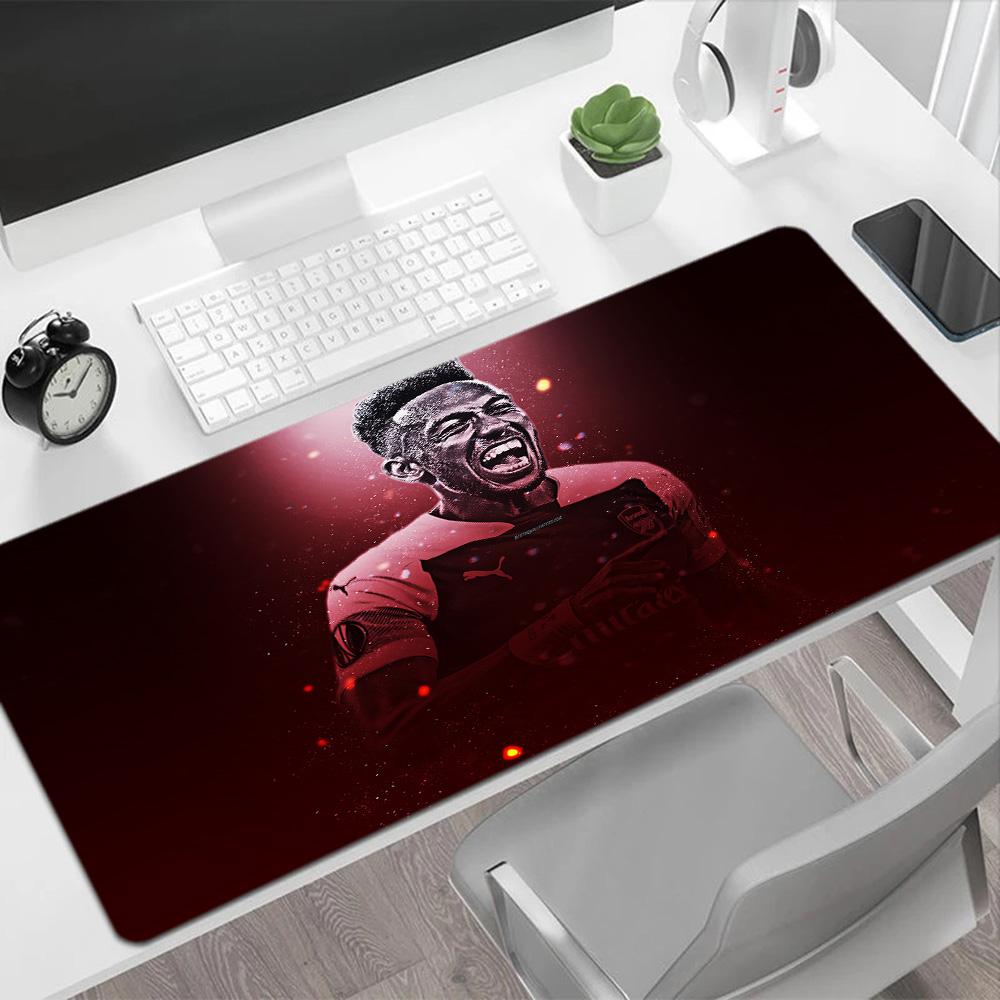Aubameyang's Number Gaming Mouse Pad Gaming Laptop Mouse Pad HD Print Desk Pad Non-Slip Rubber Bottom Office Desk Accessory