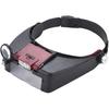 Headband Magnifier, Head MountLighted Magnifying Glasses, Adjustable Jewelers Head Headband Lamp Magnifier Illuminated Magnifying Eye Glasses Lens