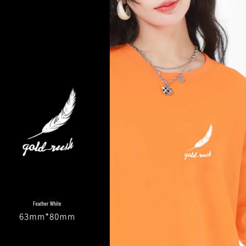 New Heat Transfer Stickers: Decorative Patterns for Couple's T-Shirts