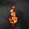 Chinese Style New Years Decoration Traditional Good Luck Spring Festival Door Decoration Velvet Red Horse Year Hanging Ornaments