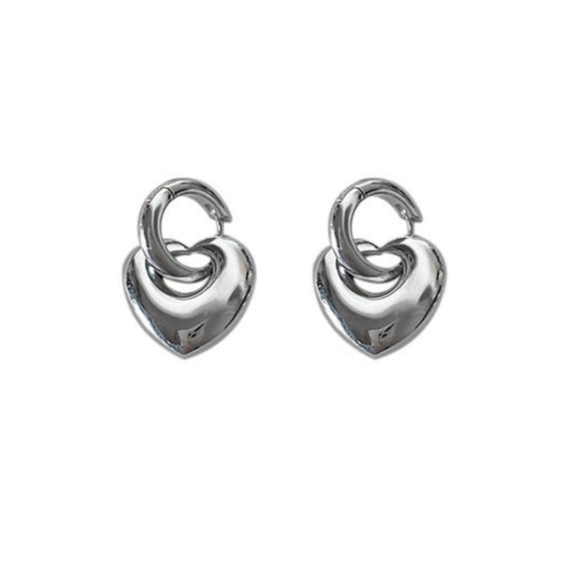Orecchini A Cerchio Catena In Argento Sterling 925 - Piccoli Huggies Alla Moda Per Donna In Confezione Regalo