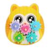 Children's Educational Toy Geometric Shape Matching and Inserting Column Wooden Building Blocks Gear Set Early Learning Toys