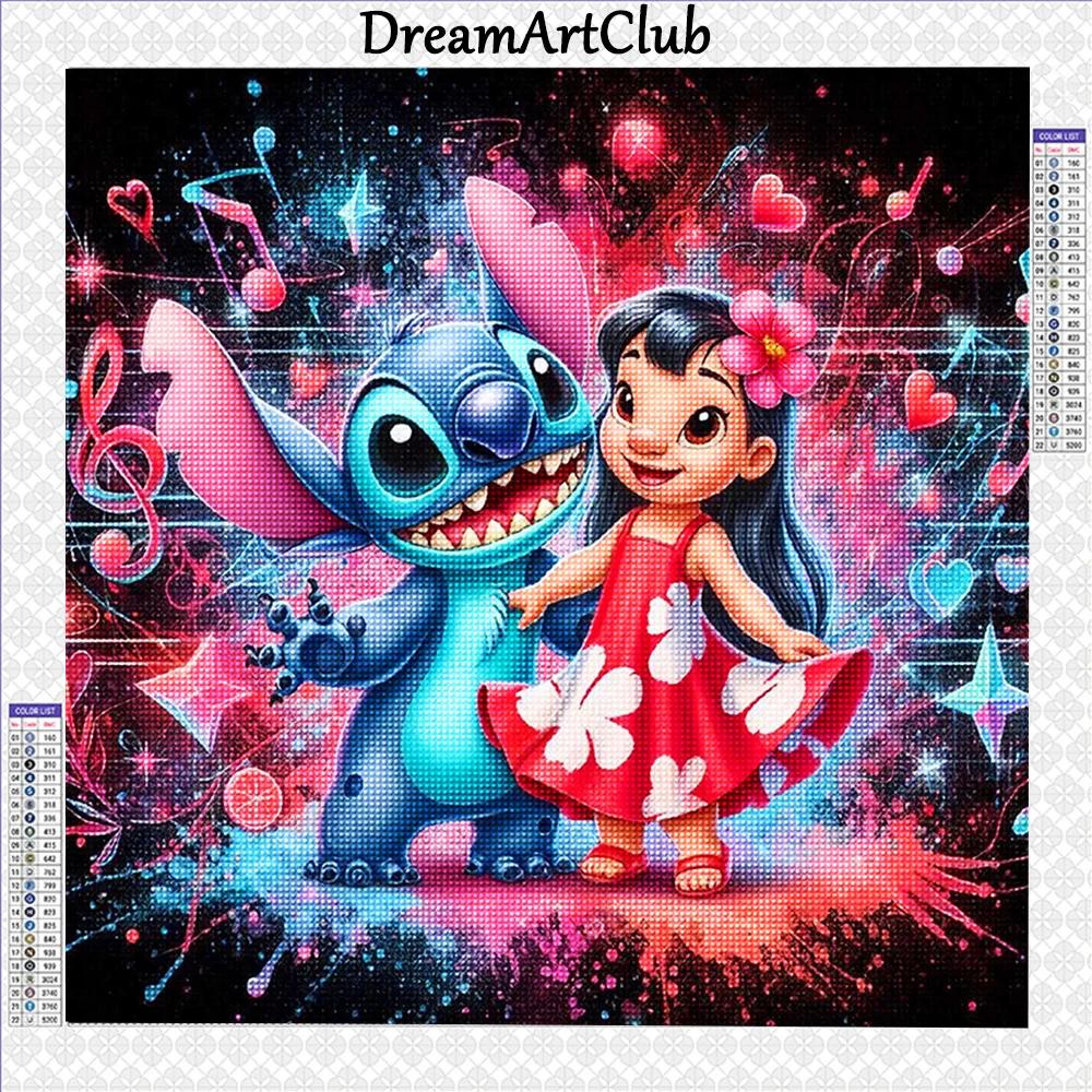 DIY Diamond Painting Stitch Full Diamond Mosaic Cartoon Embroidery Kit Set Wall Decor Handmade Gift