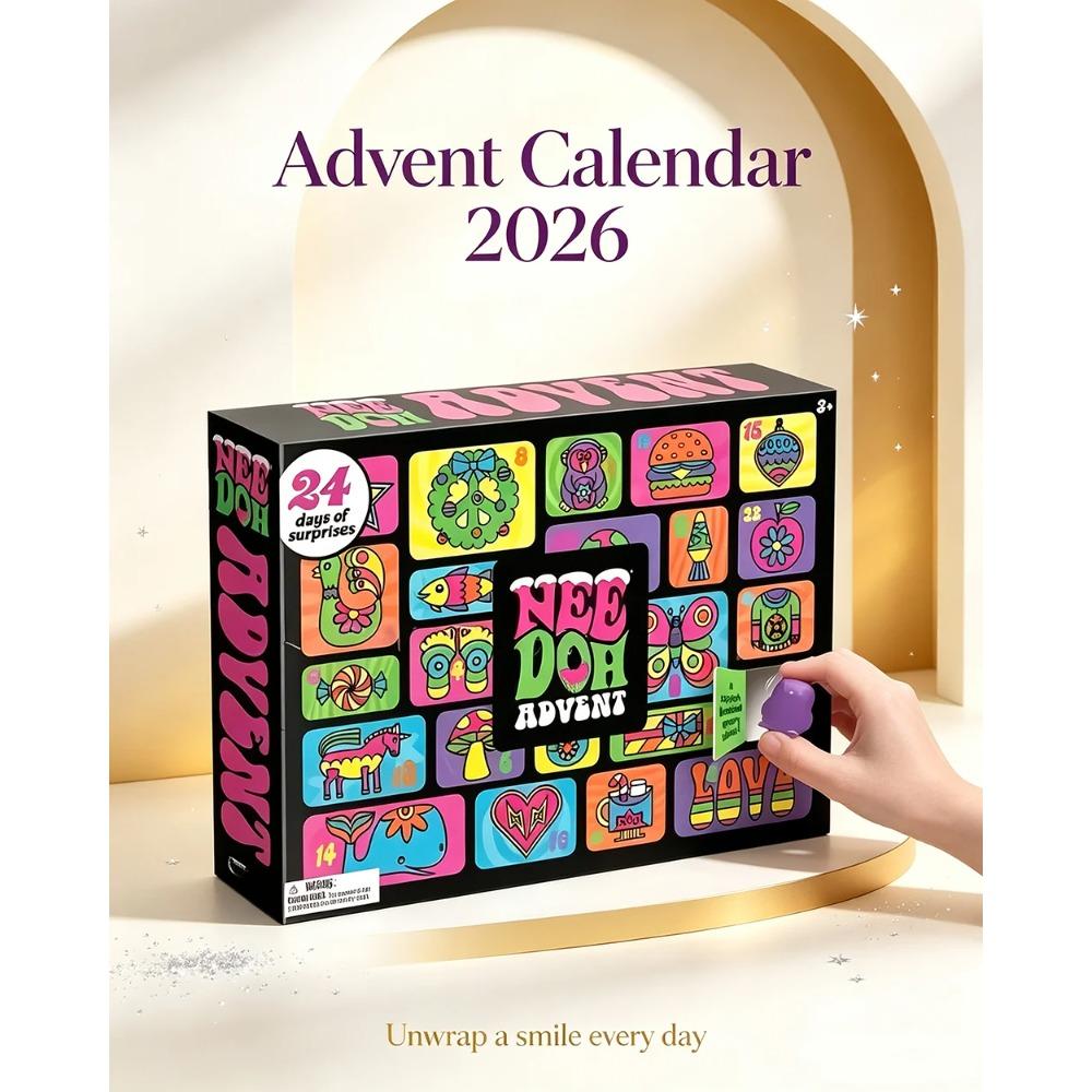 Christmas Easter Advent Calendar 24 Pcs Unique Cute Squishy Fidget Toy Slow Rebound Stress Relief Mystery Surprise Box
