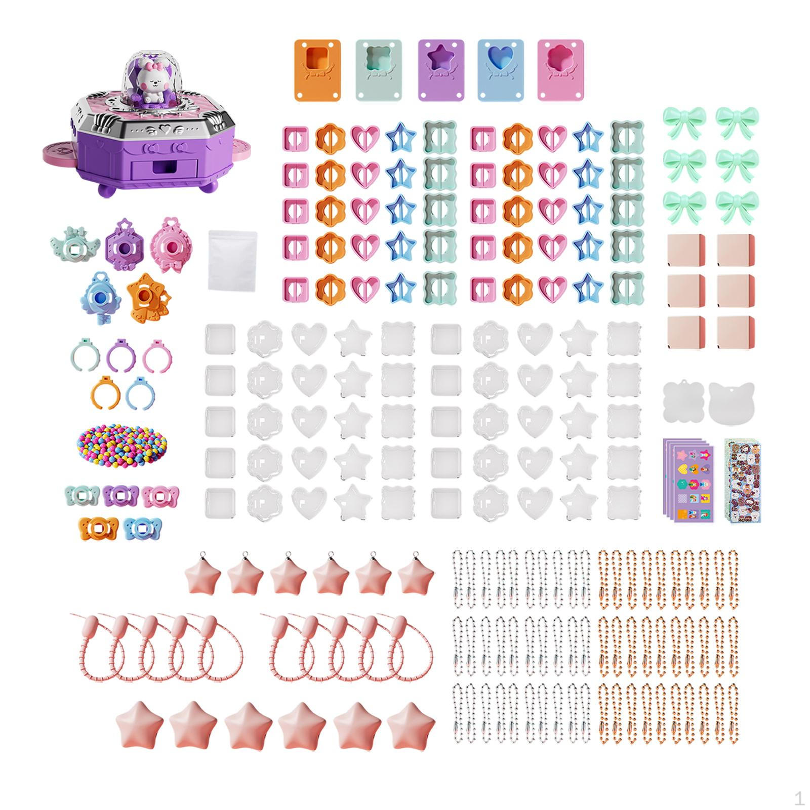 

Набор для творчества «Игрушки для девочек» Набор для художественного творчества Изготовление украшений на День святого Валентина 77 предметов 362 pieces