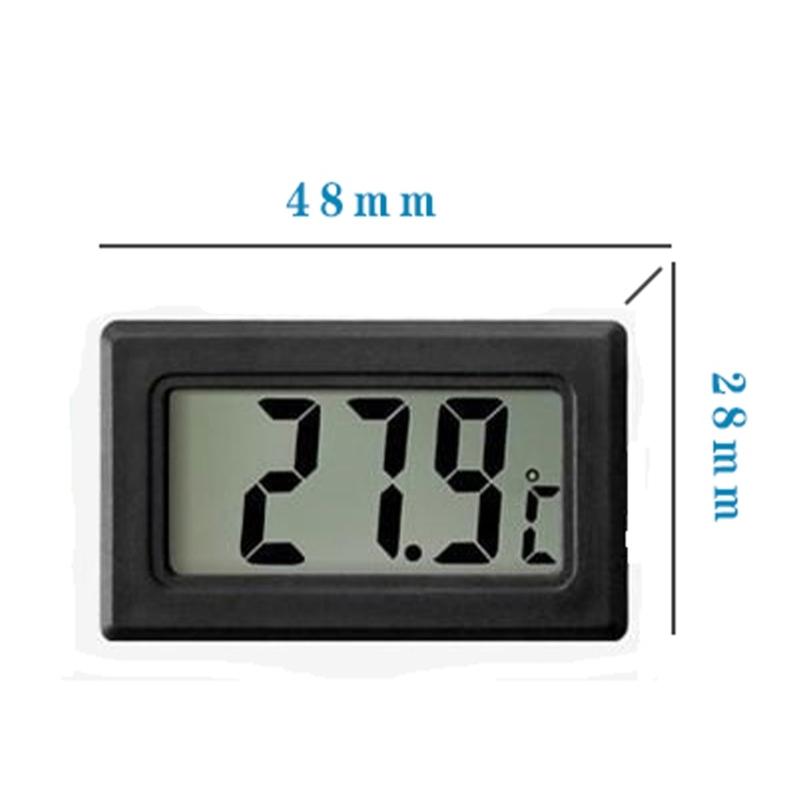 LCD Display Thermometers Digital Temperature Monitors with Probe for Aquarium Freezer Fridge Temperature Measuring Meter