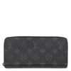 LOUIS VUITTON M11611 Monogram Eclipse Zippy Wallet HorizontalPurse Monogram Eclipse Array