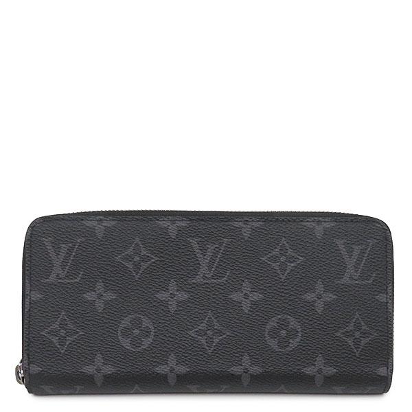 LOUIS VUITTON M11611 Monogram Eclipse Zippy Wallet HorizontalPurse Monogram Eclipse Array