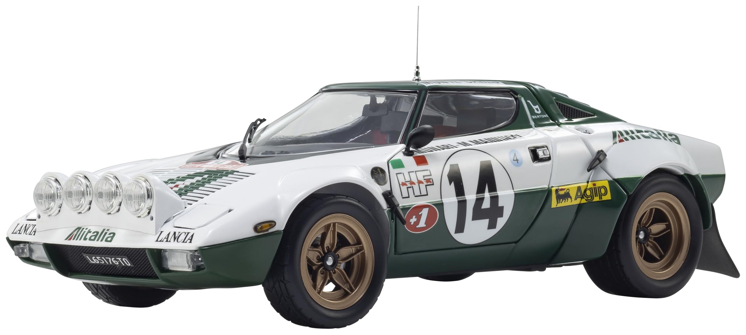 

Kyosho Original Lancia Stratos HF Monte Carlo Winner 1975 Finished Model KS08130E 1/18 #14