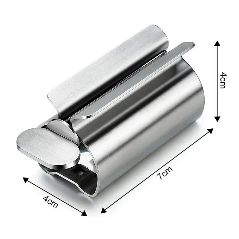 1 pc Toothpaste Squeezer Tube Roller Stainless Steel Tube Squeezer Tube Roller Save toothpaste and eliminate toothpaste waste