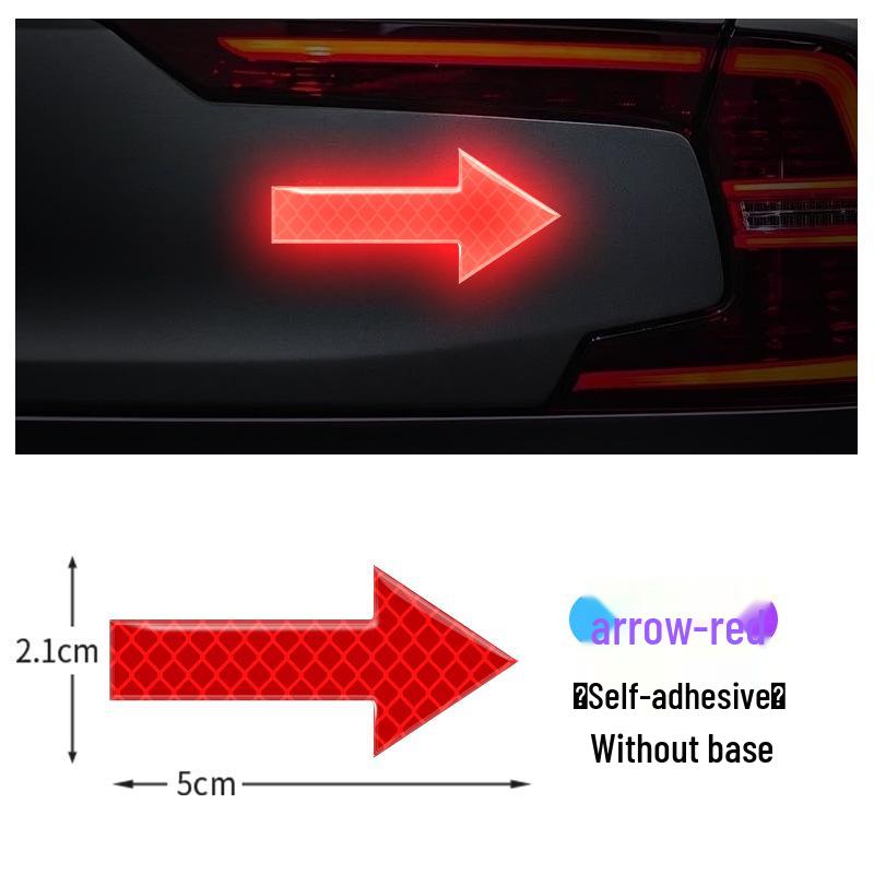 Reflektierender Warnschild-Aufkleber für Autos, Motorräder, Elektrofahrzeuge und Fahrräder
